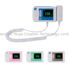 China Van het de ultrasone klankmateriaal van drie kleuren beschikbare digitale foetale Doppler de babyhartslagmeter leverancier