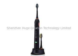 China Recharable elektrische sonische tandenborstel met tijdopnemerfunctie in zwarte of witte kleur leverancier